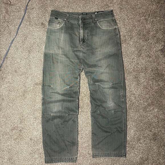 Kuhl Other - KUHL Men's 100% Cotton Canvas Hiking Pants Articulated Knees Grey Size 34